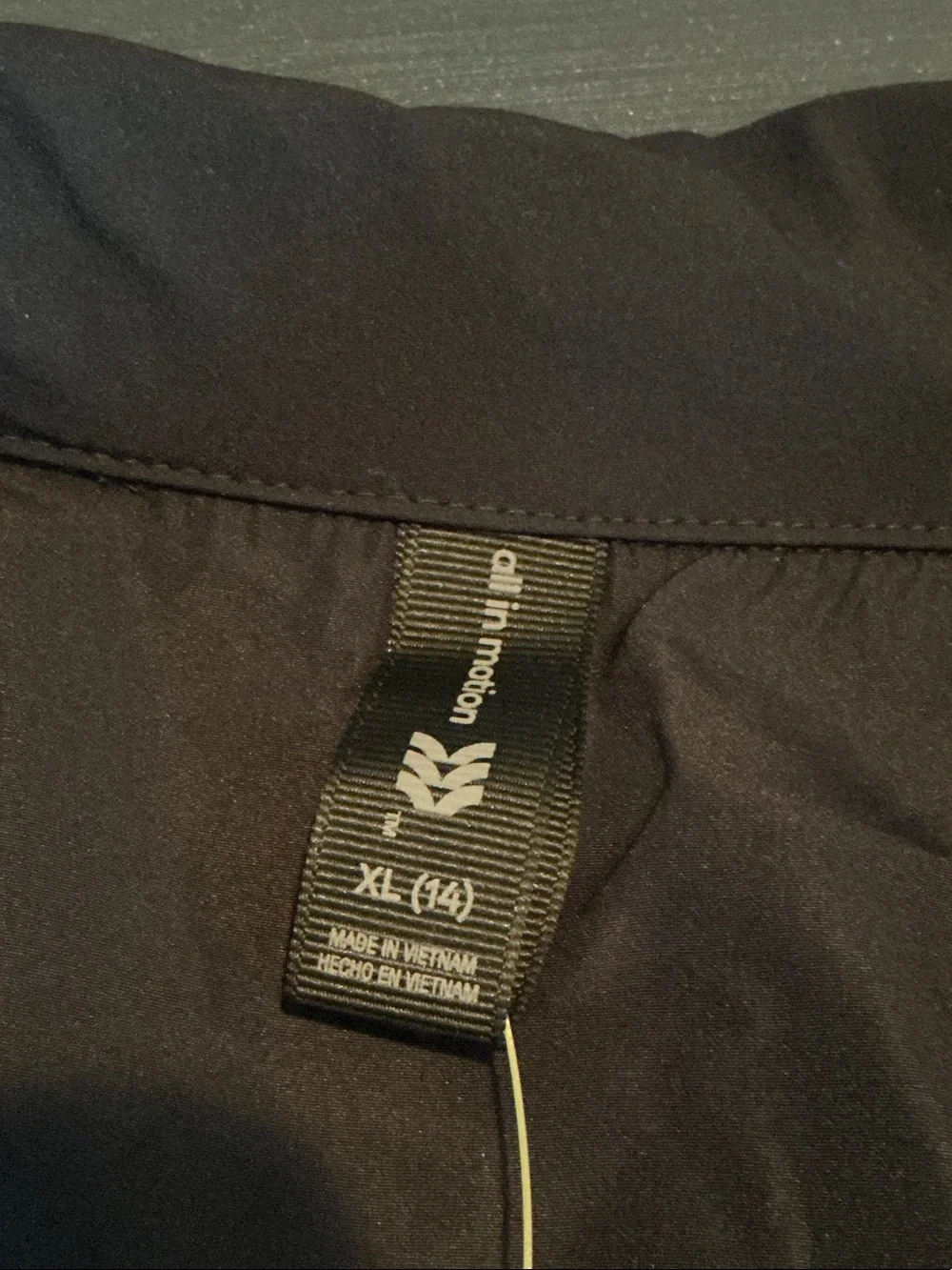 Kids Raincoat Black Zip-Front Raincoat